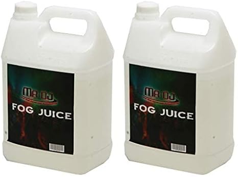 2 MR DJ Gallon Fog/Juice Fluid for Chauvet, ADJ, Machine Fog Juice Fluid Apple Scent Gallons of Fog/Smoke/Haze Machine Refill Liquid Juice Water Based Fog Machine Fluid