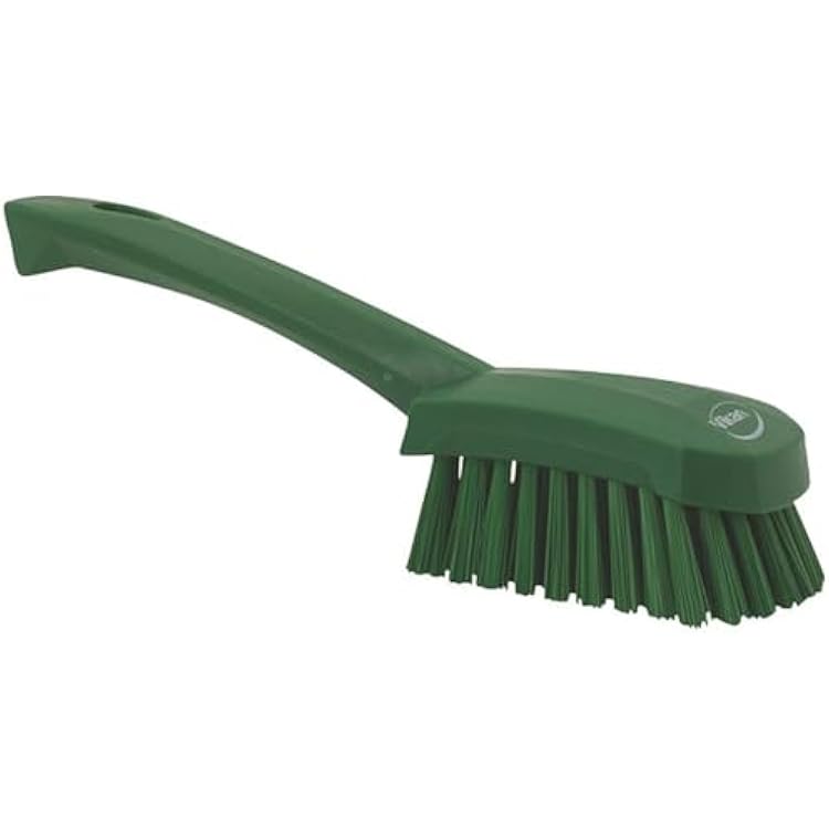 Vikan 41922 Brush,Washing,Stiff,10,PPPBT,Green