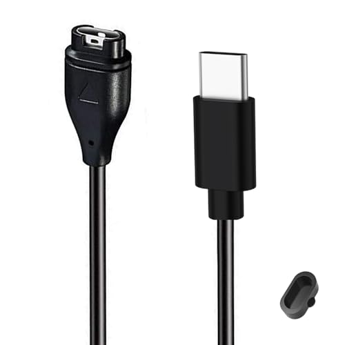 USB C Charger Charging Cable for Garmin Fenix 8 7 6 5, Forerunner 945 45 45S 245 Music, Vivoactive 5 4 4S 3, Instinct 1 2 3 Tide Tactical Smartwatch