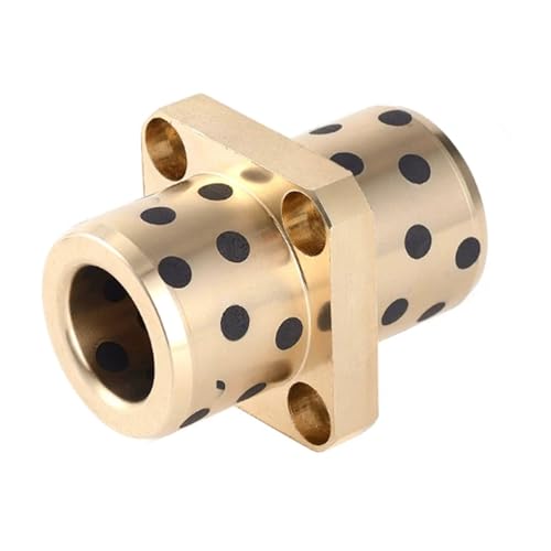 Graphite Brass Linear Bearings JDB LMKC810121316202530354050L High Temperature Resistant Self-lubricating Oil-FreeLMKC20L 20x32x80
