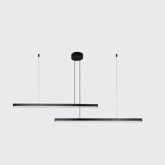 VIOLIN Modern Light Luxury Chandelier - LED Dimmable Metal Line Pendant Light Bar Restaurant Home Decoration Ceiling Hanging Lamp Adjustable Lighting Fixture,Lights