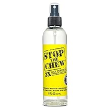 EBPP Stop the Chew 3X Strength Anti Chew Spray for Dogs - No Chew Spray for Puppies - Alcohol Free Dog Deterrent Spray - Bitter Spray for Dogs to Stop Chewing - Powerful No Chew Spray for Dogs - 8oz