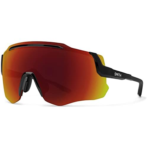Smith Momentum Performance Sunglasses - Black | ChromaPop Red Mirror