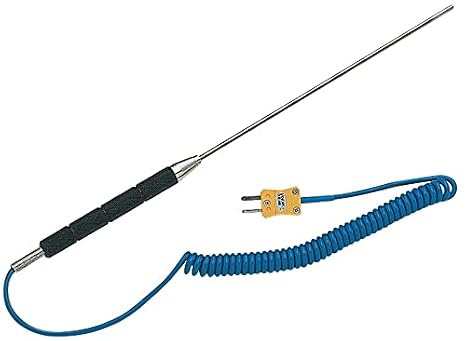 TPK-03 Thermocouple Probe 20cm Length Sensor with 10cm Handle, Type K,50~800C (-58~1,472F)
