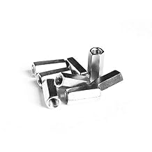 FB3CPM20 Coupling HEX NUT, M20 2.5, 316 Stainless Steel, NL-19 Finish, PK 1