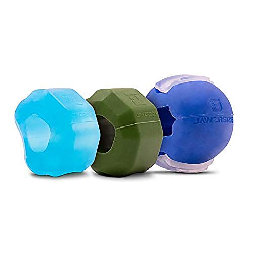 Jawzrsize Master Pack - Jaw, Face, and Neck Exerciser - Define Your Jawline, Slim and Tone Your Face, Look Younger and Healthier - Helps Reduce Stress and Cravings - Facial Exerciser...