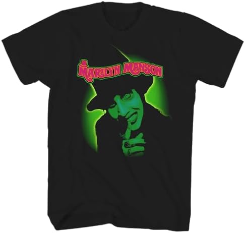 Marilyn Manson T Shirt Smells Like Children Adult Black Short Sleeve Tshirt 90s Gothic Rock Graphic Tees