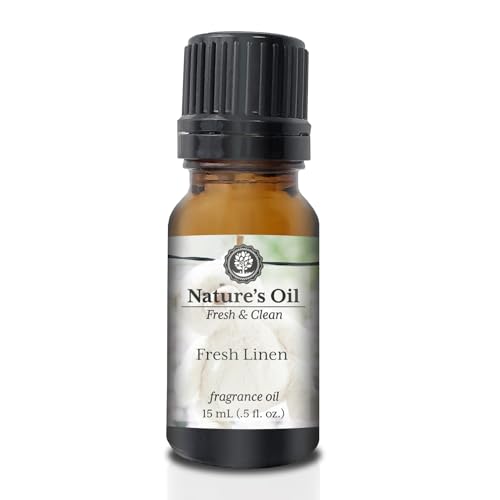 Fresh Linen Fragrance Oil for Diffusers, Soap Making, Candle Making, Lotion, Home Scents, Linen Spray, Bath Bombs, Slime 0.5 Fl Oz