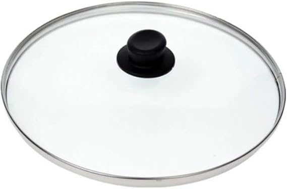 Tava ve Tencere için Isıya Dayanıklı 30 cm Cam Kapak Tencere Tava Kapağı Tutma Başlığı Dahil