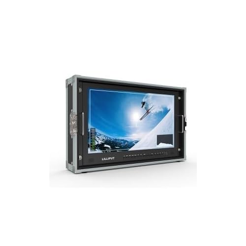LILLIPUT BM230-4KS-ABBP 23.8 Carry-onRackable Gold Mount 3840x2160 4x4K HDMI 3G-SDI in&Out Broadcast LED Director Monitor with HDR, 3D-LUT, Color Space & Peaking Functions