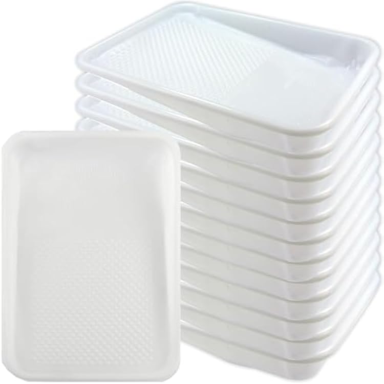 Great Andrew Paint Tray Liners 9 Inch, 13 Pack Disposable Paint Roller Tray Liners, Paint Pan Textured Liners for House Painting Projects, Home or Commercial Use