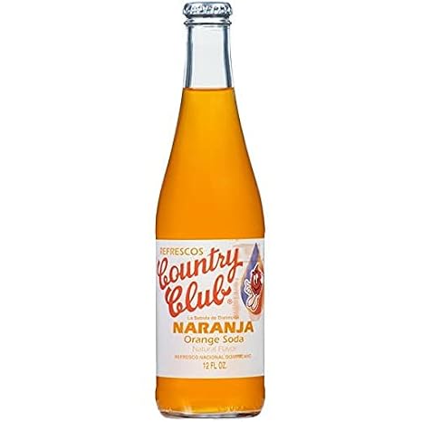 Country Club Orange Soda - Naranja Bottle 12 oz
