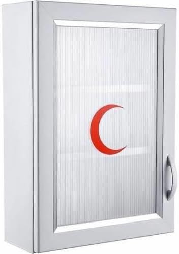 PVC First Aid Cabinet with Medicine Cabinet Lid 50x35x16 CM 159