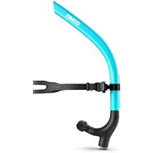 OMID SN1 Snorkel for Adult Youth, Diving Snorkel with One-Way Purge Valve, Food-Grade Silicone Mouthpiece