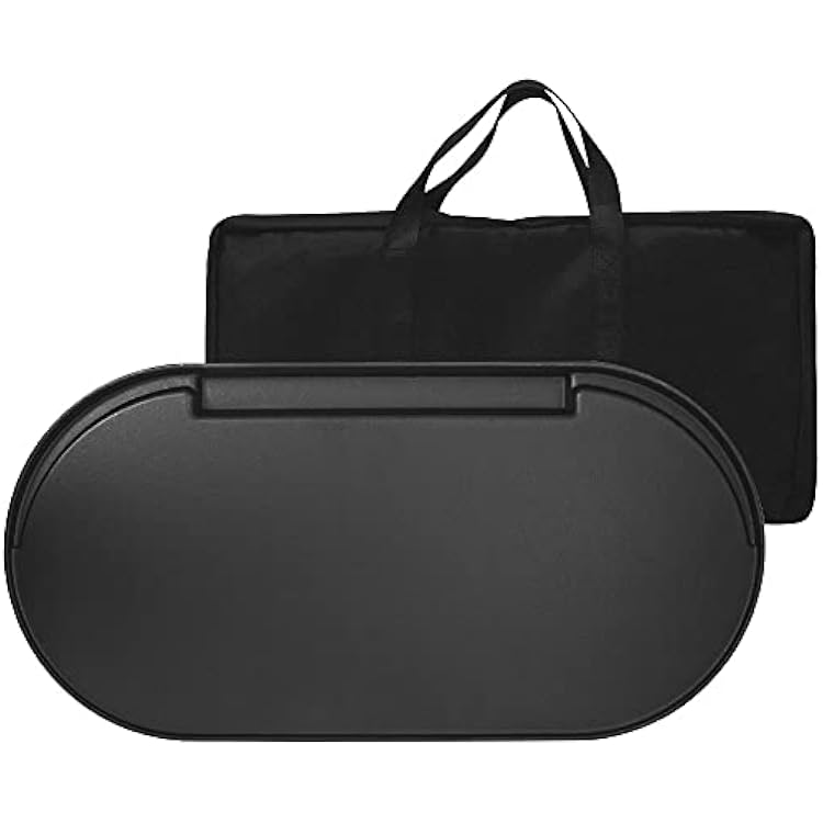 MixRBBQ Cast Iron Griddle with Bag for Coleman RoadTrip Swaptop Grills, Outdoor BBQ Camping Grills Nonstick Cooking Griddle Accessories, Full Size