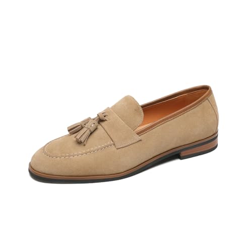 Loafers for Men - Premium Calfskin Tassel Shoes | Handcrafted Business Casual Loafers