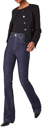 SPANX SPANXshape Original EveryWear Flare Jeans - Core Shaping for Women - High-Rise - Pull-On Denim