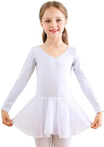 Bezioner Ballet Dance Dress Leotards Skirts for Girls Toddler Dance Costumes Outfit for Kids