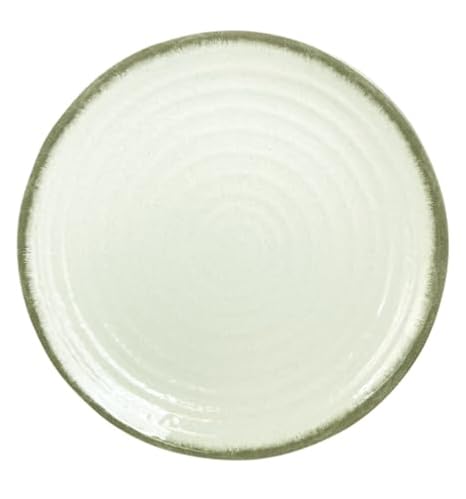 A-to-Z Supply 1712VT Plate, 11-3/4" Dia., Round, Break-Resistant, Dishwasher Safe, BPA Free, Melamine, Victoria, NSF, Pack of 12