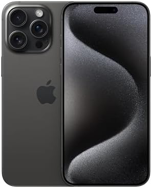 Apple iPhone 15 Pro Max, 512GB, Black Titanium for Boost Mobile Renewed