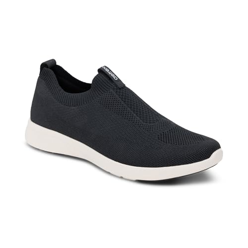 Aetrex Womens Felicity Orthopedic Knit Slip On Sneakers Women Arch Support Walking Shoes Women with Removable Insole, Lightweight EVA Cushioning for All-Day Comfort