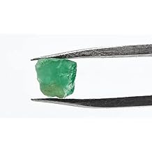 1.5ct 7mm Translucent Rich Green Emerald Beryl Rough Crystal Natural Sparkling Unheated Gemstone Crystal Mineral Raw Specimen - Afghanistan