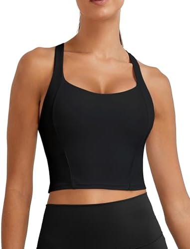 BMJL Women's Workout Tank Tops with Built in Bra Athletic Sports Crisscross Back Summer Going Out Clothing 2025