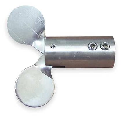 NEPTUNE 000566 316 Stainless Steel, 3-34 INCH Diameter, 5/8 INCH BORE Diameter, Folding Propeller