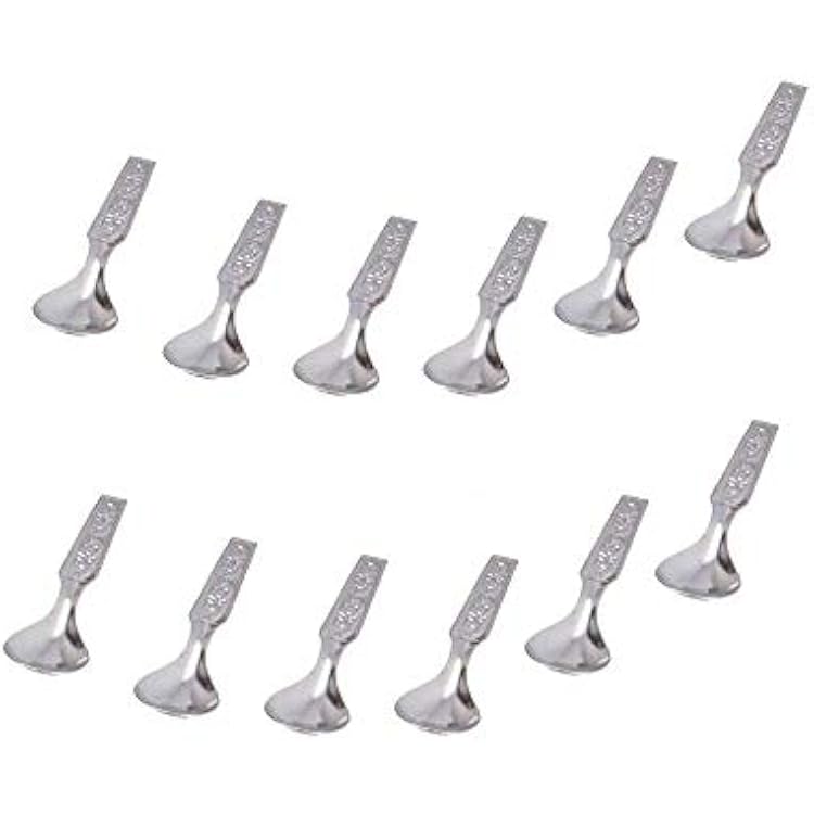 Stainless Steel Mini Spoon Coffee Tea Spice Box Spoons Small For Spices Set Of 12Pcs