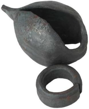 Frikywa Bell - Ghana Metal Pod Bell with Ring Striker