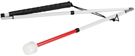 Graphite 5-Sec. Folding Cane-Marshml Roller-54-in