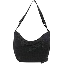 Leopard Print Crossbody Bag, Crescent Hobo Crossbody Bags for Women, Slouchy Everyday Casual Purse, Cheetah Animal Print Purse, Luna Moon Side Bag, Cute Small Trendy Messenger Bag for Women