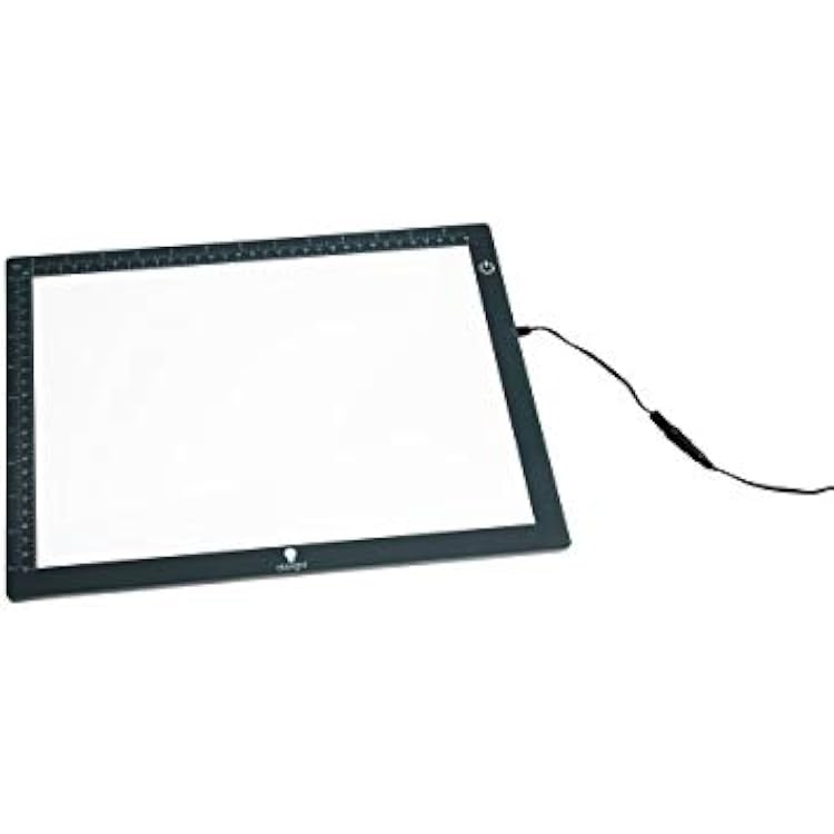 Ultra-Thin A4 LED Light Pad for Tracing & Drawing Dimmable Brightness with Memory Function Ideal for Artists, Designers & Crafters
