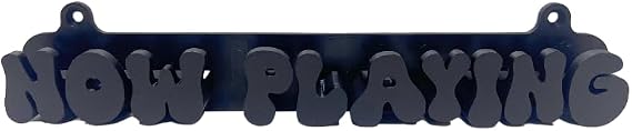 Chatelet Groovy Now Playing Vinyl Record Wall Mount | Retro Now Playing Vinyl Display | Made in USA Black