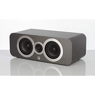 Q ACOUSTICS 3090Ci Centre Speaker Graphite Grey - Featuring 2-Way Reflex Enclosure Type, 2 x 100mm 4 MidBass Driver, 1 x 22mm 0.9 Tweeter - Active SpeakersHi-fi Speaker Systems
