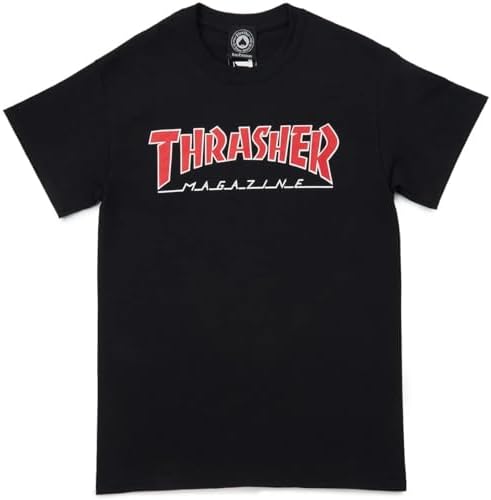 Thrasher Mens Outlined Short Sleeve T Shirt
