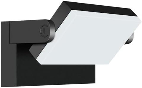 ledmo LED Flood Lights Outdoor 60W - Rotatable 360 Adjustable Head Switch Control Exterior Lighting Fixture Wall Pack Commercial Security 5000K Waterporof Yard Wall Mount Garage Barn Yard Lights