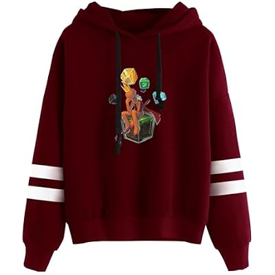 Alan Becker KING ORANGE Merch Fashion Hoodie Streetwear MenWomen Sweatshirt Long sleeve Hooded