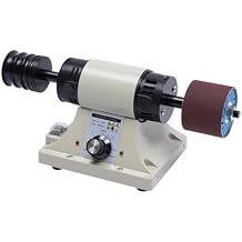 Leather Polishing Burnishing Machine, Professional Leather Edge Grinding Kit, Adjustable Rosewood Grinding Head Sander Buffing Motor All Vegetable Tanned Leather, 8000rpm 110V