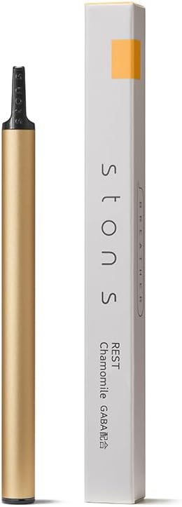 STON S Ston SDeep Breathing Habit Support Device, Zero Calories, Zero Sugar, No Charging Required, Disposable Type REST Chamomile x GABA