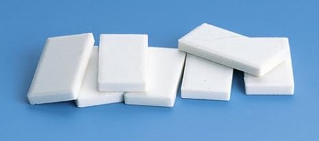 White Streak Plates - set of 10