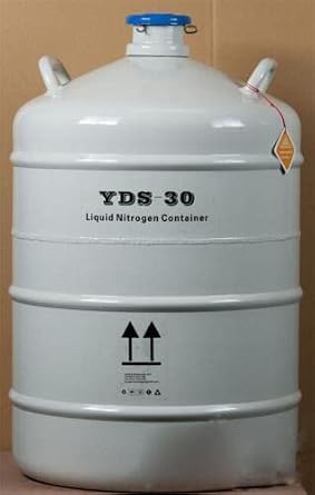 30L Cryogenic Container Liquid Nitrogen LN2 Tank with Protective Sleeve