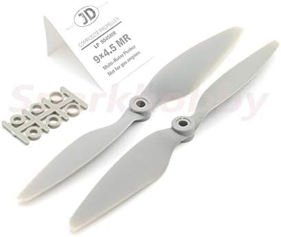 Parts & Accessories 10PCS/5 Pair JD MR Propeller 8045 9045 1045 1145 1245 with Paddle Ring Props Four Multi Axis RC Airplane CW/CCW Propellers - (Color: 9045 10PCS 5Pair, CN)