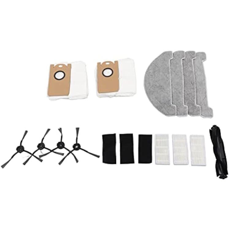 VIOMI S9 Floor Sweeper Accessory Kit, Complete Replacement Set, Easy to Install, High Absorbent Materials, Improves Efficiency
