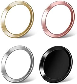 UKCOCO Home Button Sticker Compatible with iPhone 5SSE66S6 Plus - Material Touch ID Button Sticker for 77 PLUS88 PlusMini 3Air 2Mini 4 PCS