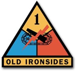 3.8" US Army 1st Armored Division Decal Sticker