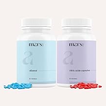 Marsby GHC Muscle Max Combo, Nitric Oxide and Alizenol Capsules, Pre Workout Wellness Formula for Energy, Focus & Active Lifestyle Support, 120 Capsules