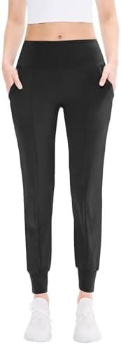 Womens Jogging Pants Joggers High Waist Yoga Pockets Athletic Workout Soft Sweat Pants for Gym, Yoga, Running