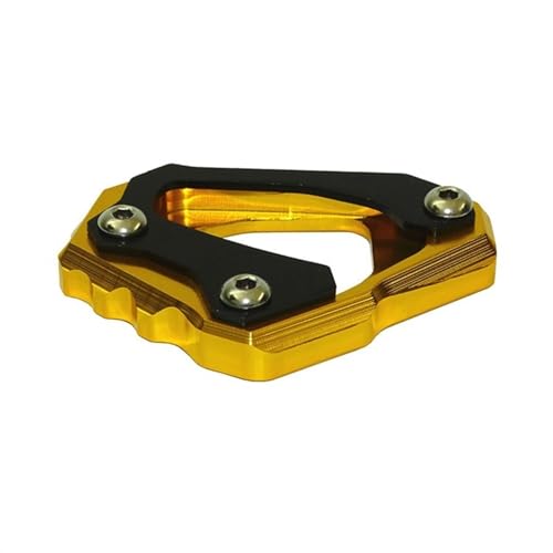 Motorcycle Kickstand Extension Pad Motorcycle CNC Kickstand Foot Side Stand Extension Pad Support Plate Enlarge for Yam&aha MT10 MT-10 2016-2017 Color : G