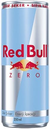 Red Bull Enerji İçeceği Zero, Sıfır Şeker, 250 ML, Enerji, Kutu